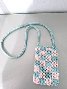 Dama Telefon Çantası  Mavi