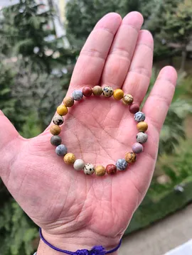 Jasper Variety Doğal Taş Bileklik