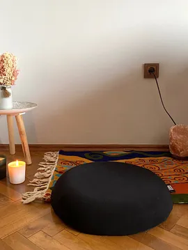 Visko Meditasyon Minderi Oturma Minderi Siyah