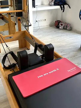 Yoga Pilates İçin Diz Dirsek Kalça Koruyucu  Mat  Kırmızı