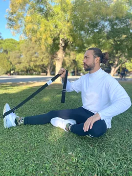 Yoga Kayışı Ve Ayarlanabilir Mat Taşıma Askısı  Organik Koton  Siyah