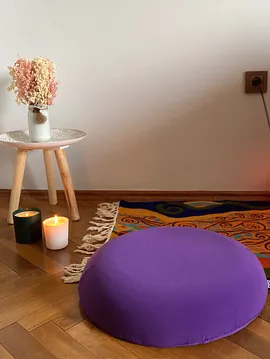 Visko Meditasyon Minderi Oturma Minderi Mor