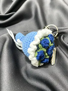 Mini Buket Anahtarlık Mor