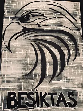 Beşiktaş Tablo Siyah