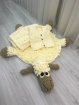 Bebek Battaniyesi Ve Oyun Arkadaşı  Bej