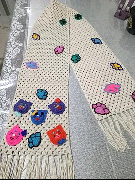 Atkı Kedili  Çok Renkli