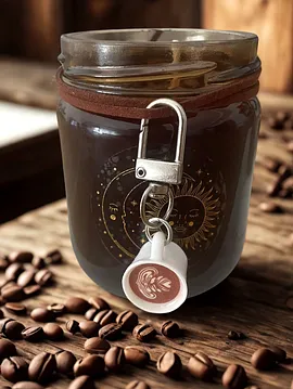 Kahve Temalı Soya Mumu  Kahverengi