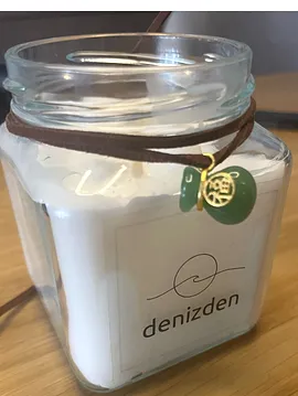 Bolluk Bereket Charm'lı Soya Mumu Bej