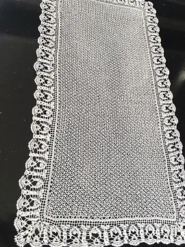 Konsol Örtüsü  Beyaz