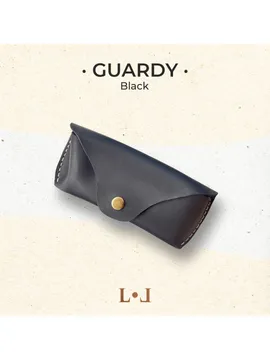 Guardy - El Yapımı Hakiki Deri Gözlük Kılıfı Siyah