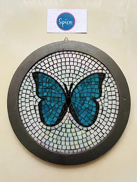 Mariposa Kelebek Duvar Süsü  Turkuaz