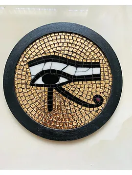 Eye Of Horus Horusun Gözü Duvar Süsü  Altın Rengi