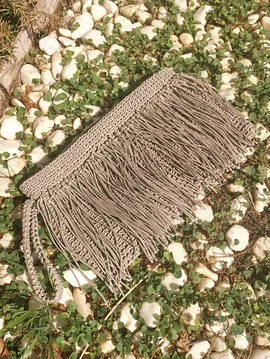 İstanbul Clutch Kum Kahverengisi
