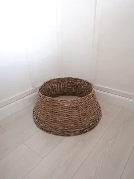 Yeniyıl Agacı Eteği Eskitme Kahverengi