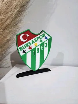 Bursaspor Büyük Tip Logo Çok Renkli