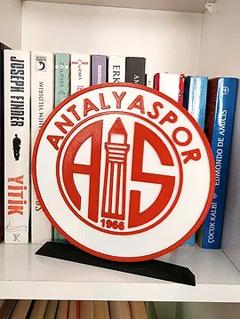 Antalyaspor Büyük Tip Logo Çok Renkli