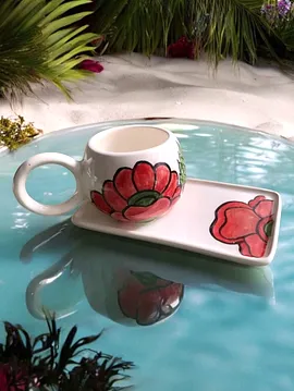  Anneler Günü Mug Kahve Fincanı Sunumluk Takımı