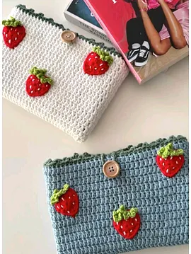 Örgü Tablet Ve Kitap Çantası Taba