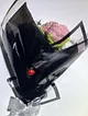 siyah-paketli-pembe-beyaz-gul-buketi-pembe