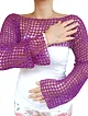 el-orgusu-cotton-bolero-sleeves-crop-bluz-fusya