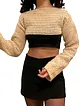 el-orgusu-cotton-bolero-sleeves-croptop-bluz-bej