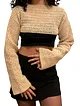 el-orgusu-cotton-bolero-sleeves-croptop-bluz-bej