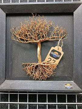 Bonsai Duvar Tablosu 27 Bakır Rengi