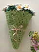 yumos-papatya-buket-battaniye-100-cm-acik-yesil