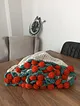 el-yapimi-kirmizi-gul-kadife-buket-battaniye-kirmizi