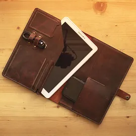Tilla Deri Tablet Kılıfı Kahverengi