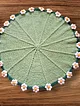 kadife-papatya-buketi-battaniye-cicekli-battaniye-yesil
