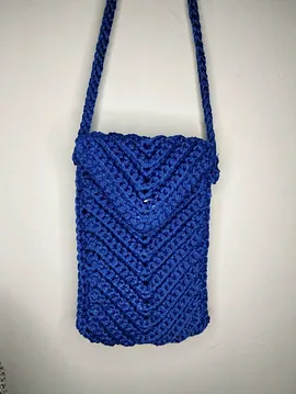 Telefon Çantası Kapaklı Xl Saks Mavi Saks Mavi