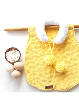 Omlet Bebek Yeleği Sarı