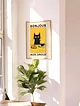 bonjour-siyah-kedi-poster-cercevesiz-cok-renkli