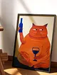 turuncu-kedi-poster-cercevesiz-cok-renkli