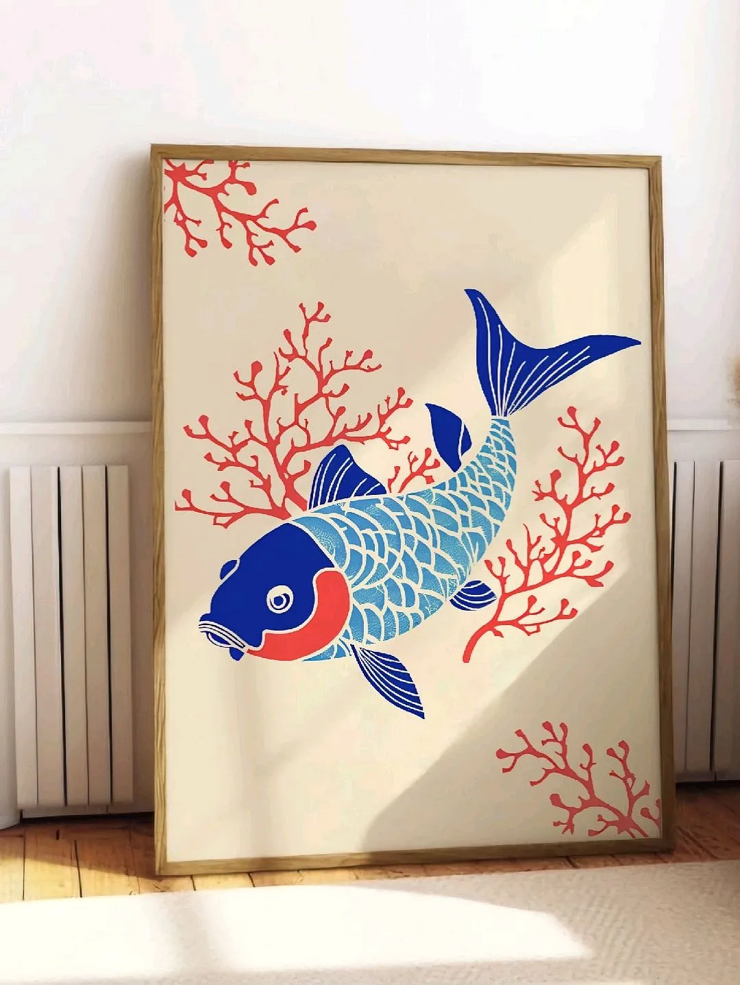 koi-balik-poster-cercevesiz-cok-renkli