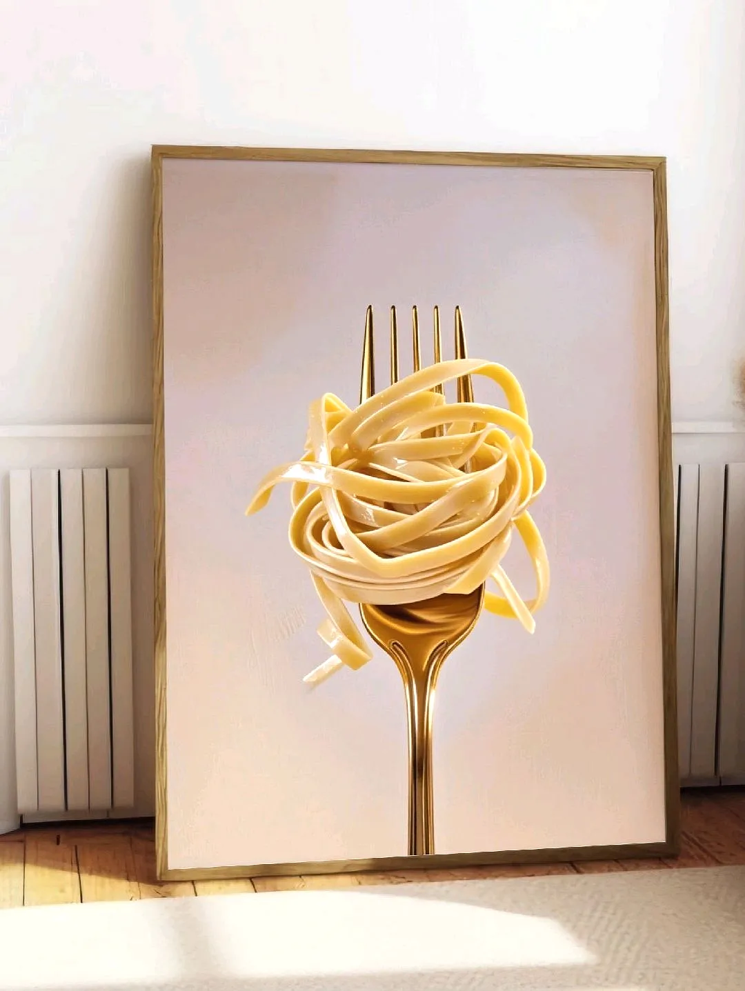 makarna-poster-cercevesiz-cok-renkli