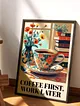 coffee-first-poster-cercevesiz-cok-renkli