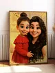 kisiye-ozel-3d-pixar-poster-cercevesiz-cok-renkli