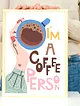 coffee-person-poster-cercevesiz-cok-renkli