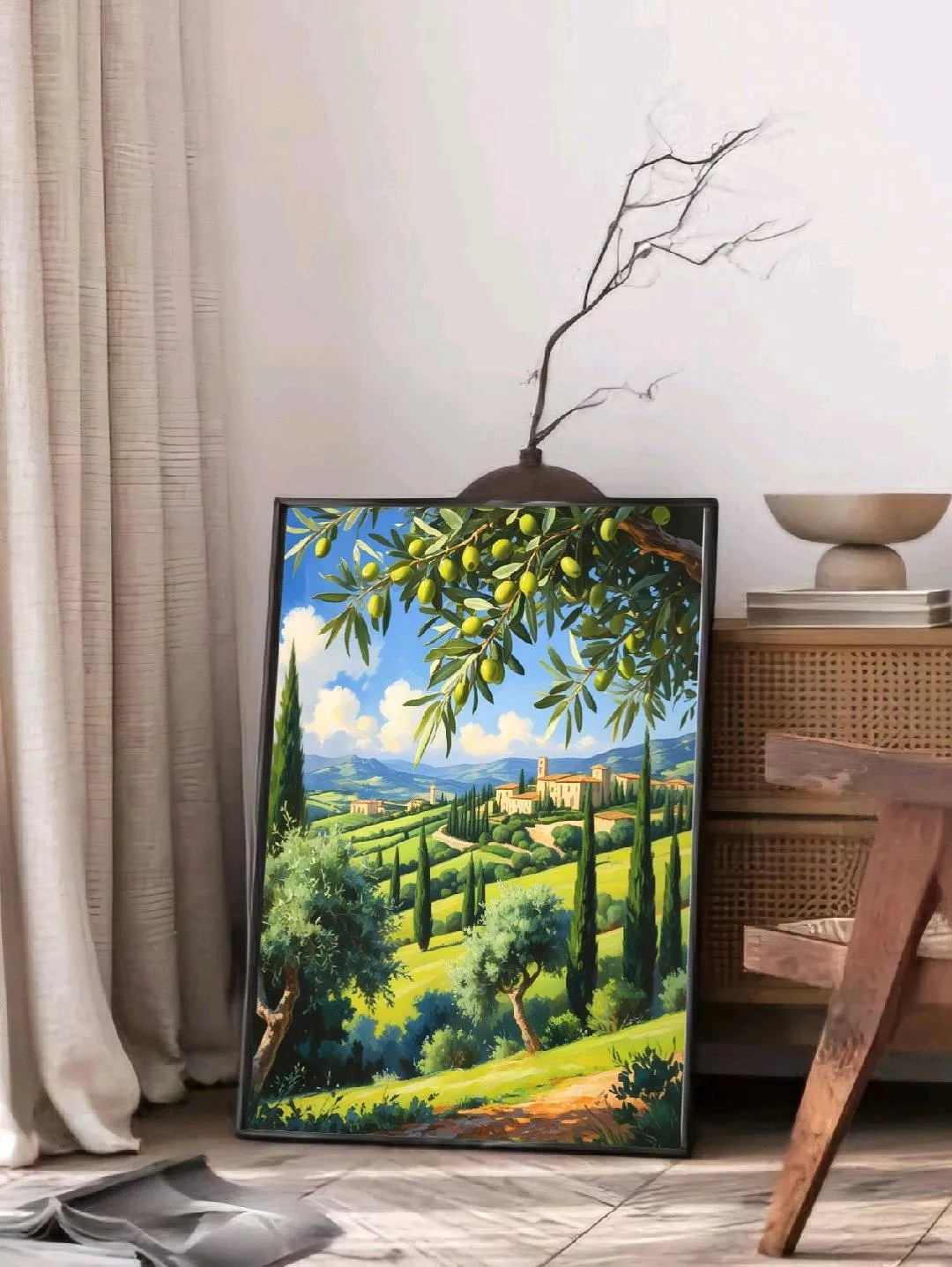 zeytin-agaci-poster-cercevesiz-cok-renkli