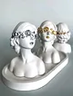 kadin-bust-soyut-dekoratif-aksesuar-gumus