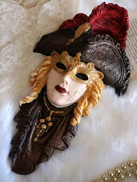 Korsan Maske Duvar Süsü Çok Renkli