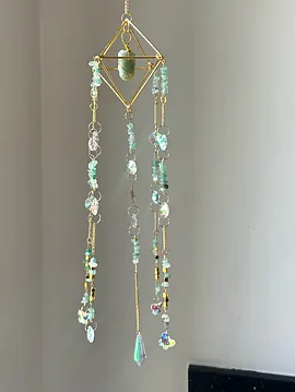 Aventurin Prizma Sun Catcher Yeşil
