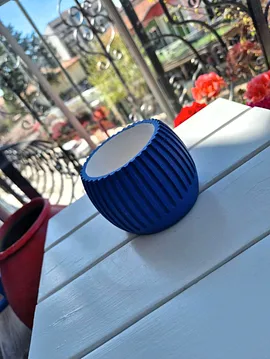 Saksı  Saks Mavi
