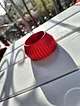 cizgili-kucuk-tealight-mumluk-kirmizi