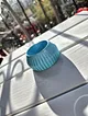 cizgili-kucuk-tealight-mumluk-mavi
