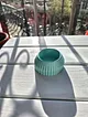 cizgili-kucuk-tealight-mumluk-turkuaz