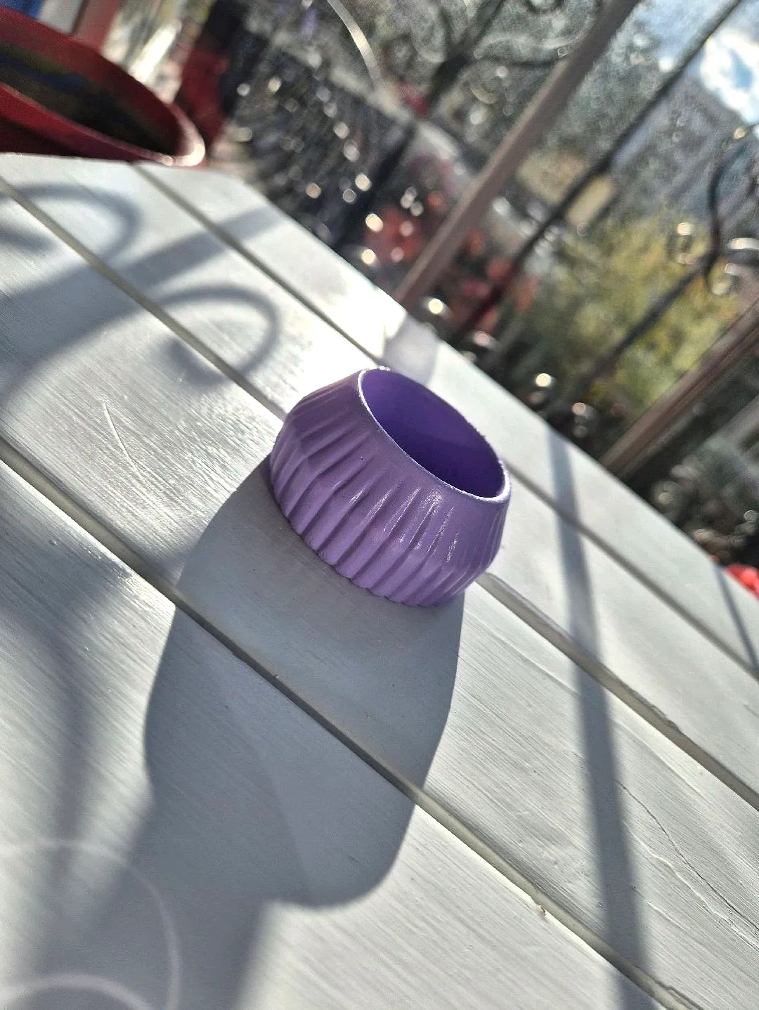 cizgili-kucuk-tealight-mumluk-mor