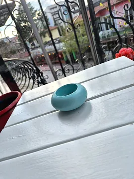 Küçük Tealight Mumluk Turkuaz